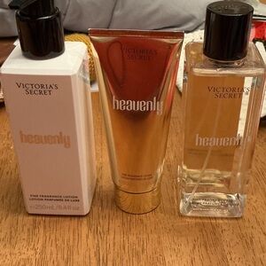 Victoria's Secret Heavenly Fragrance Trio - Gold and White